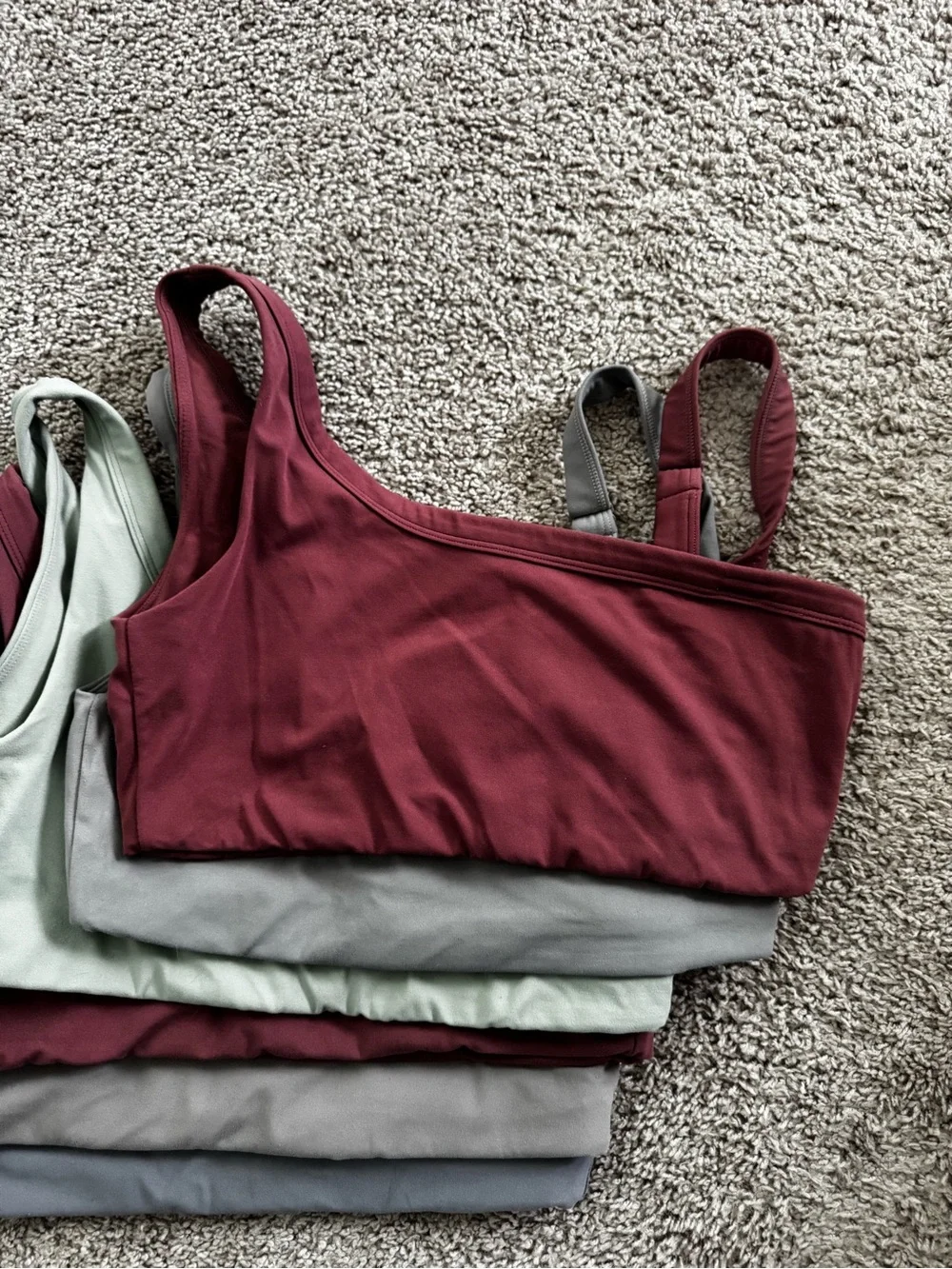 Women's Seamless Scoop Sports Bra - Burgundy